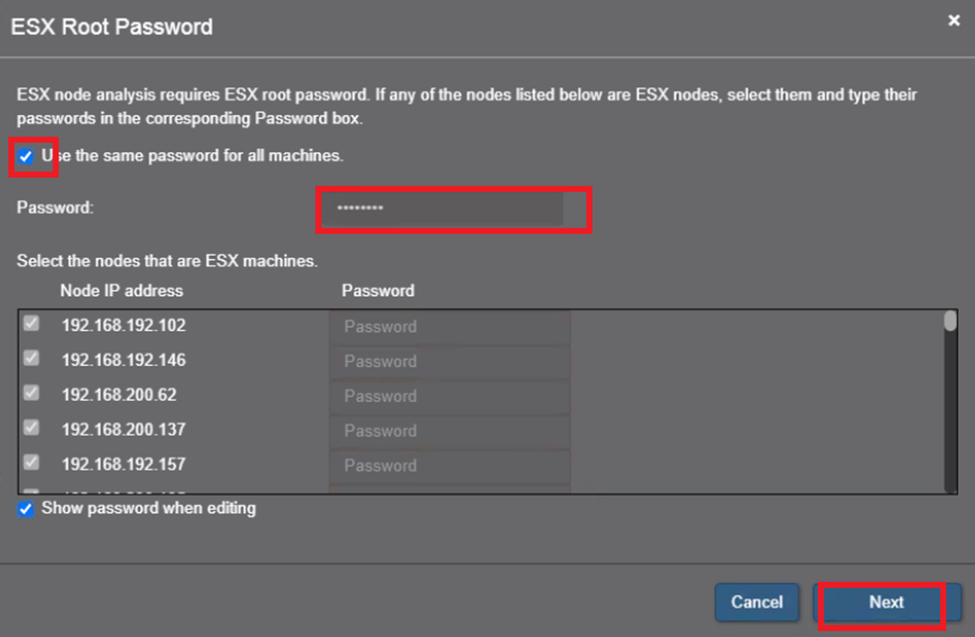  ESXi root password 