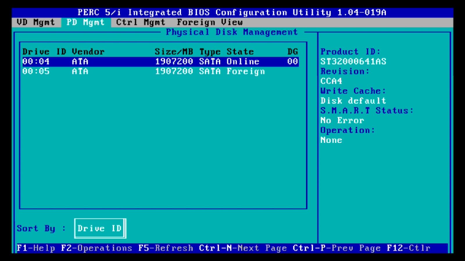 Administración de discos físicos