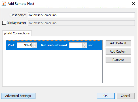 Festlegen des Remoteports in VisualVM