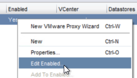 Editing the enabled status from NMC