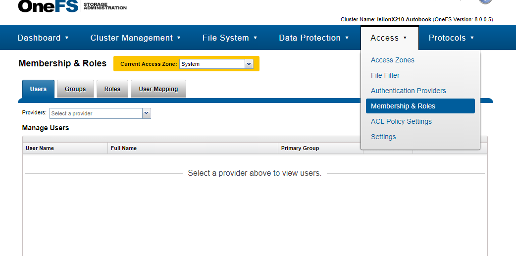 OneFS: How to give administrative access for MMC integration with OneFS ...
