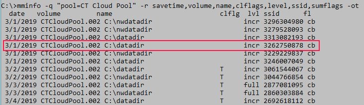 Clone save sets without the T flag