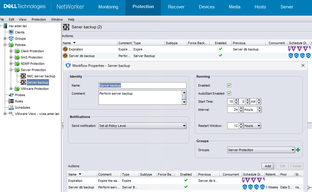 NetWorker: How to Schedule the NetWorker Online File and Media Index ...