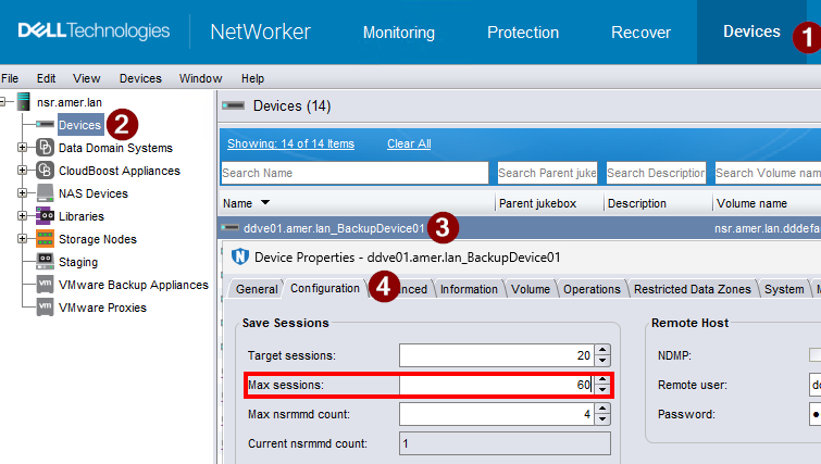 Device parallelism settings