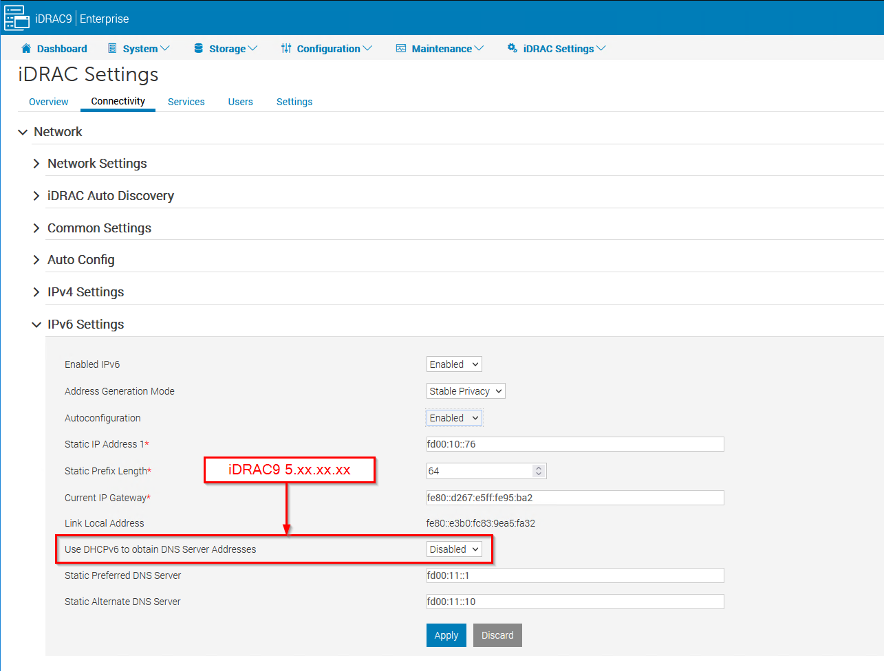 DHCPv6-DNS-Address-5xx