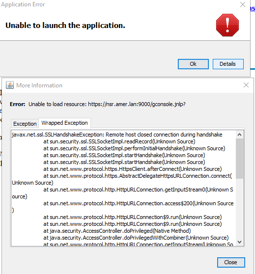 NetWorker: Unable to launch the NMC "SSLHandShakeException" | Dell US