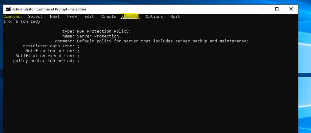Deleting the duplicate resource