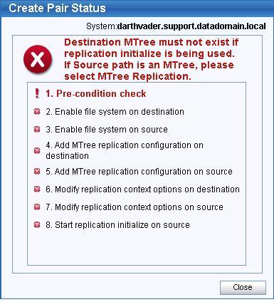 repl config errors encountered