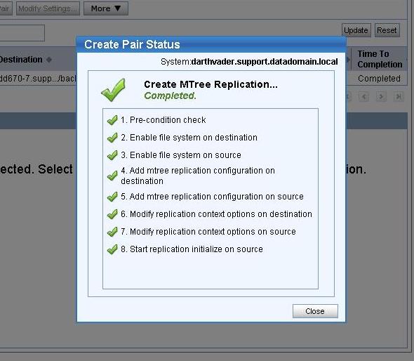 Repl config checks successful