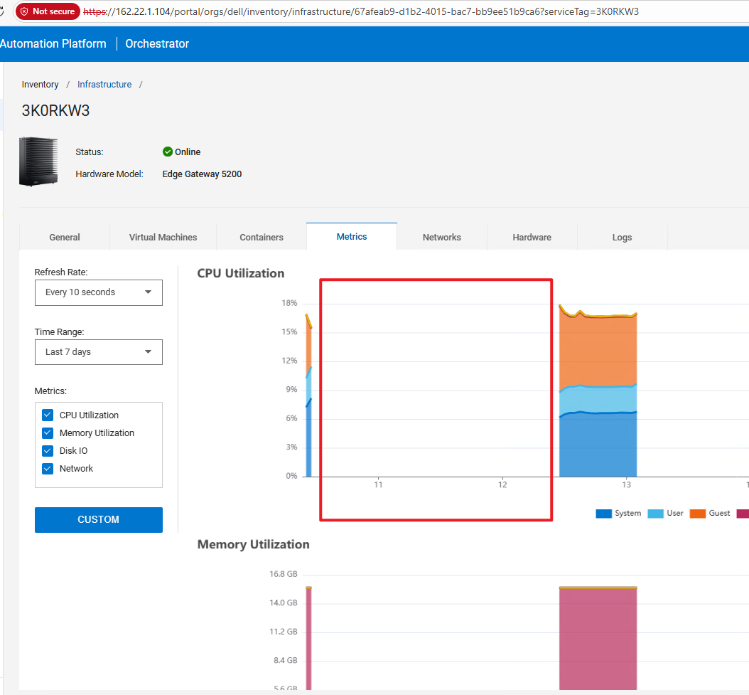 last 7 days automation platform UI