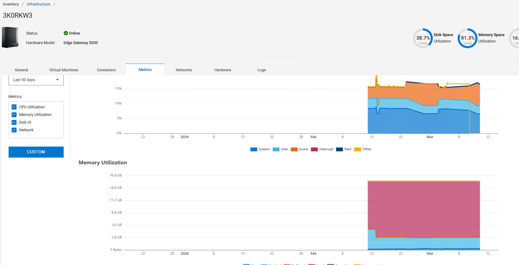 last 90 days automation platform UI