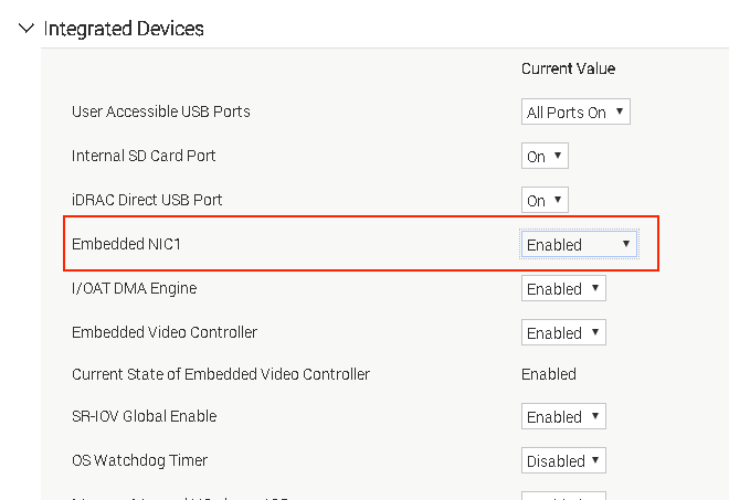 Second screenshot of the necessary configuration for g560 servers