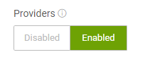 Providers page