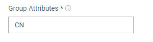 Group Attributes page