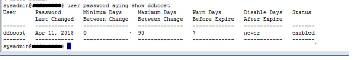 Web GUI password info