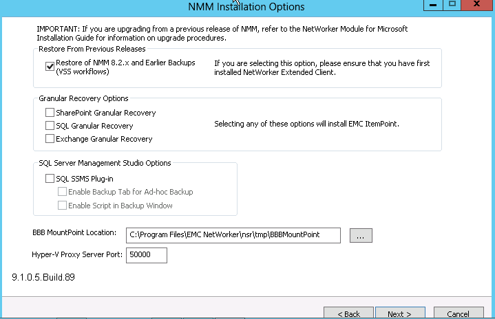 NVM installation Options