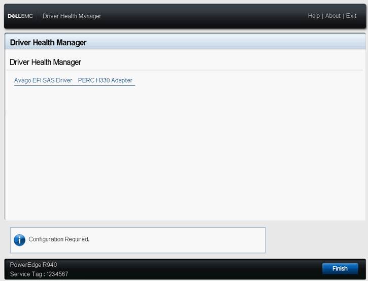 Driver health manager