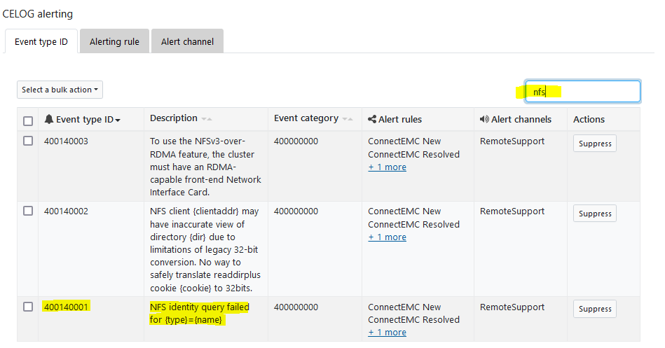  Alert Management page