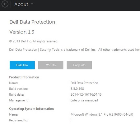 Versione della build