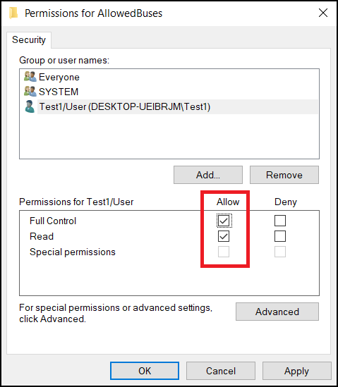 Registerbehörigheter i Windows 10