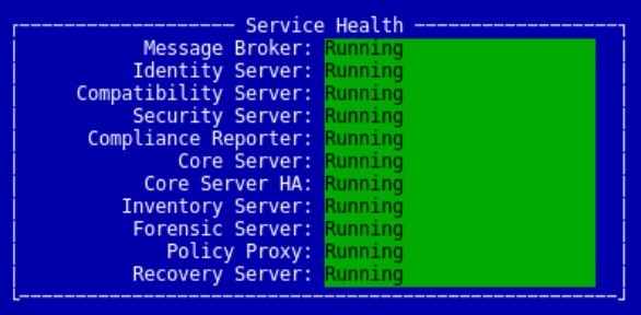 Services en cours