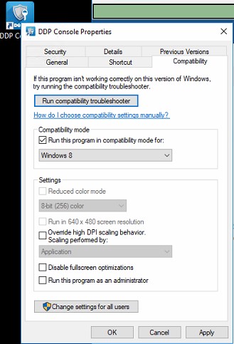 Режим совместимости с Windows 8