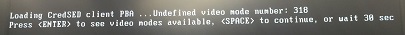 Dell Data Protection | Kryptering PBA-videofejlmeddelelse