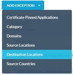 Destination Locations
