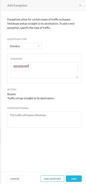 Add Exception