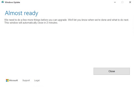 Windows Update bereidt items voor
