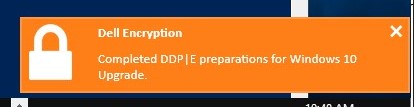Voltooiingsbericht Dell Encryption