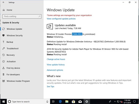 Windows-buildnummer