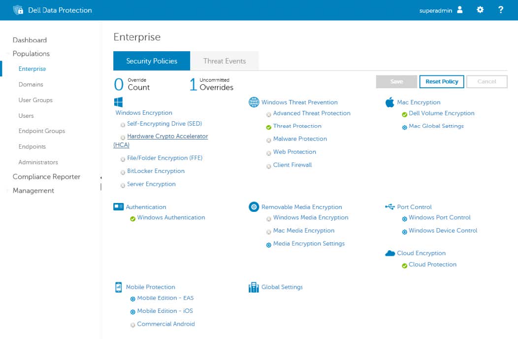 BitLocker Encryption (BitLocker Şifrelemesi) öğesine tıklama