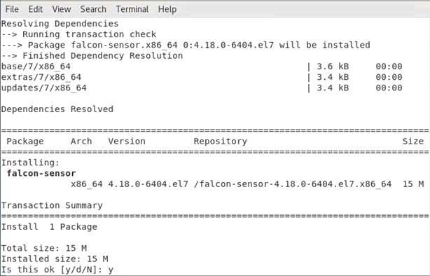 Terminal z wpisanym i wykonanym poleceniem