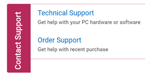Contact Support(サポートにお問い合わせください)