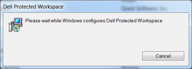 Protected Workspace configuration screen