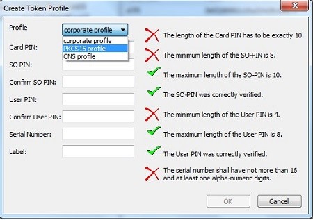 Ensure PKCS15 is set