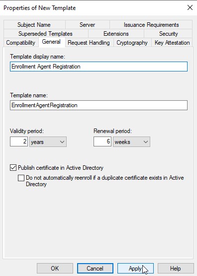 Update Template display name and Template name