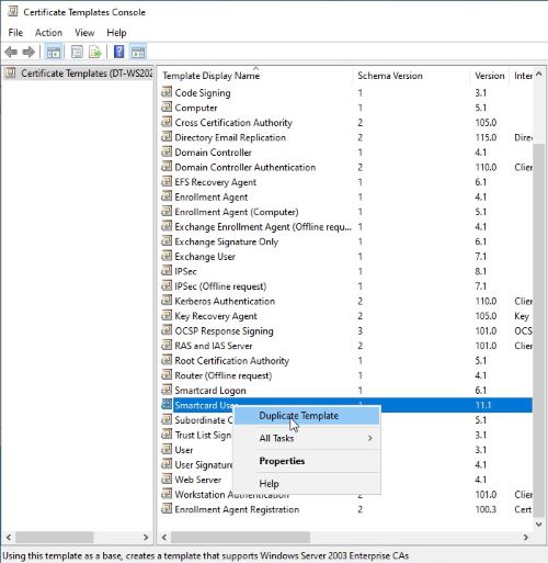 Click Duplicate Template
