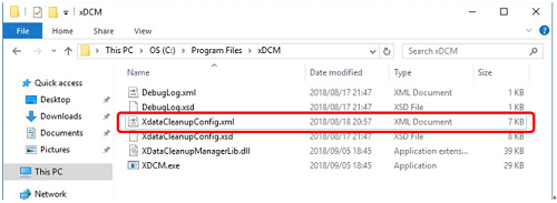xDCM folder