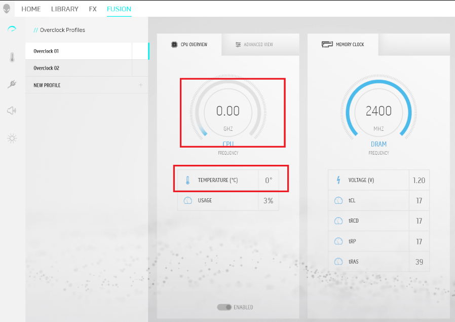 Performance counter occasionally displays as 0&nbsp;value