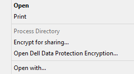 Open Dell Data Protection Encryption
