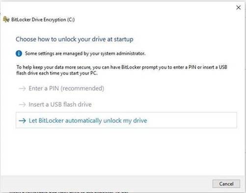 BitLocker Drive Encryption