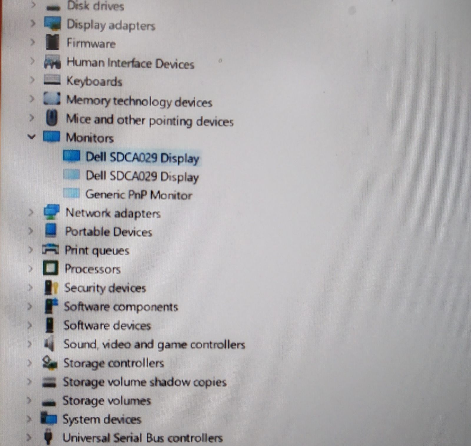 Multiple Monitors in Device Manager