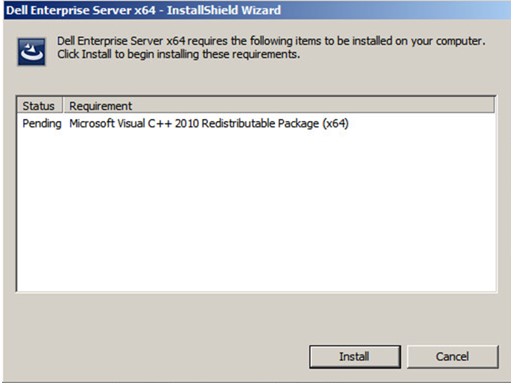 Example of missing requirements