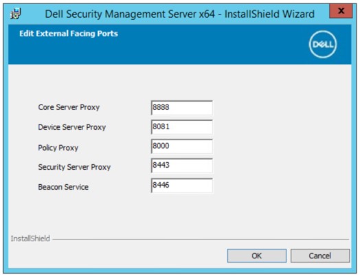Optional external connecting ports to edit