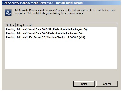Example of missing requirements