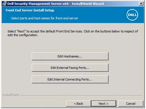 Optional settings to edit