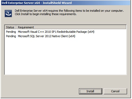 Example of missing requirements