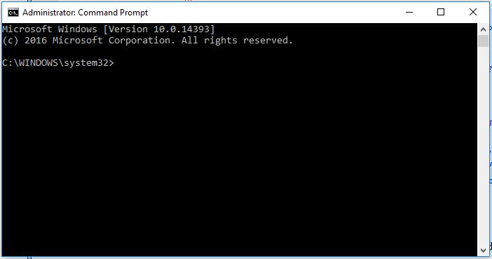 Windows 10 명령 프롬프트